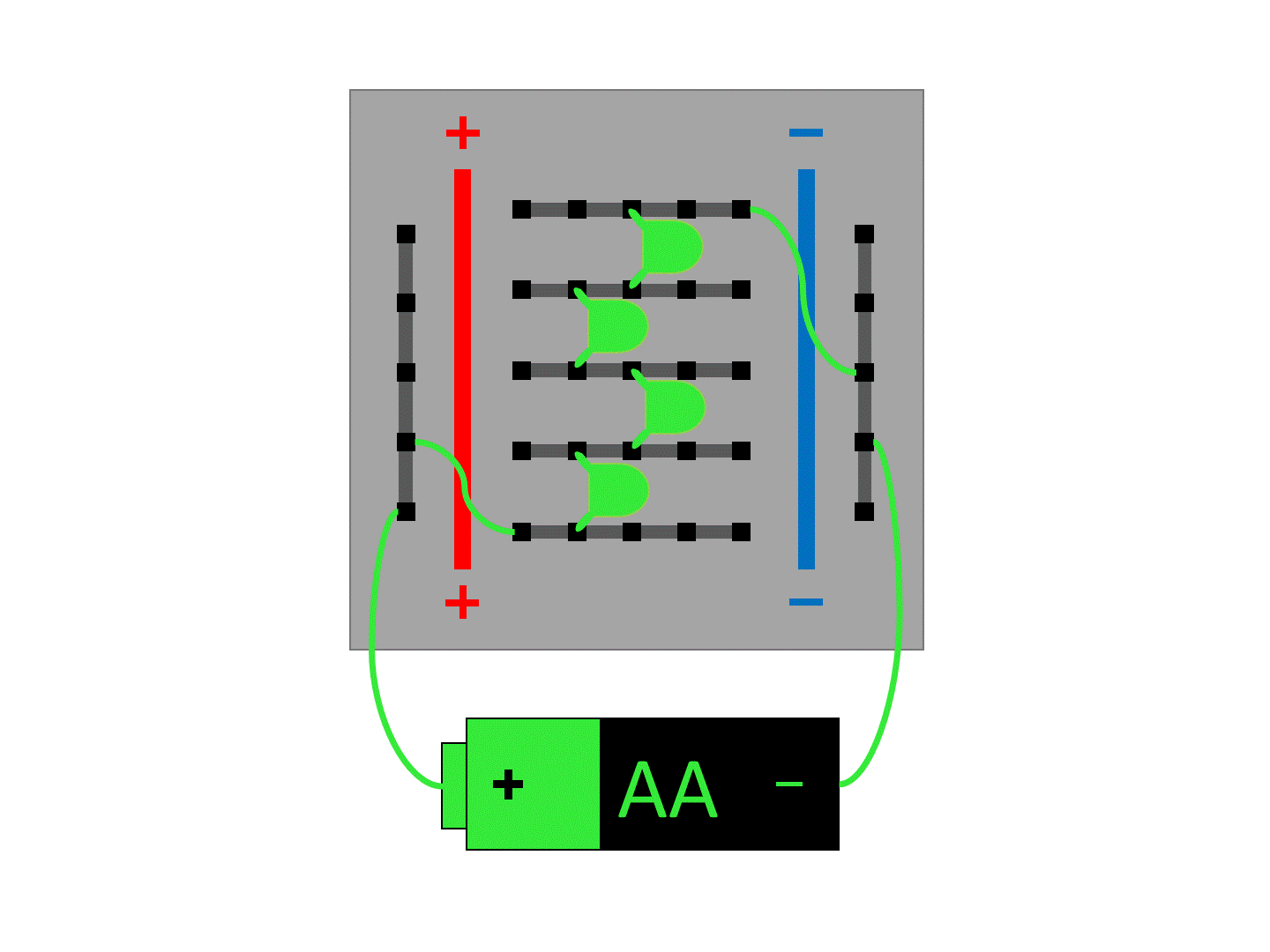 Series Vs. Parallel Breadboard Circuitry Unit Positive Physics