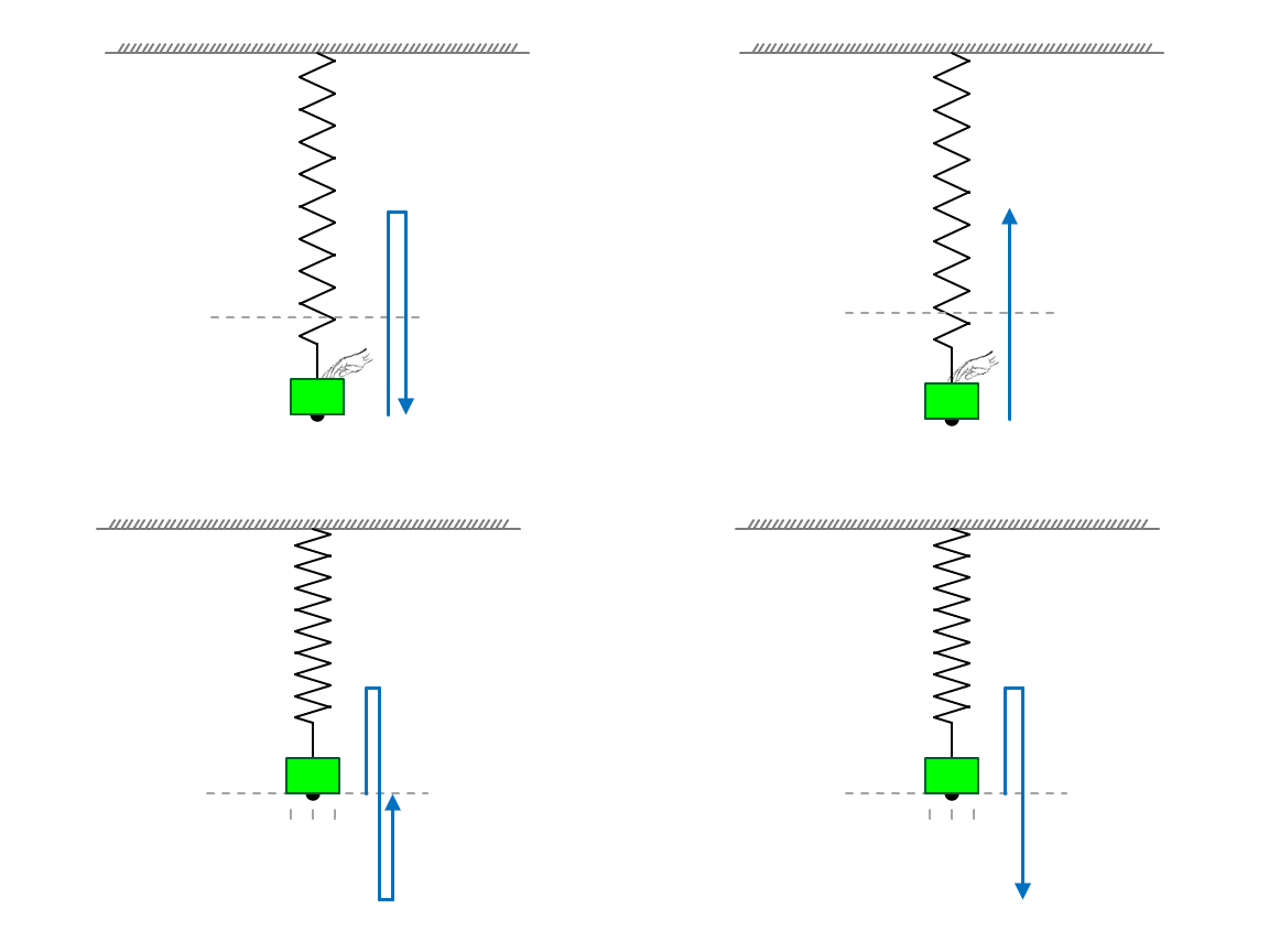 Springs & Oscillations Practice Questions Vocabulary And Concepts Positive Physics